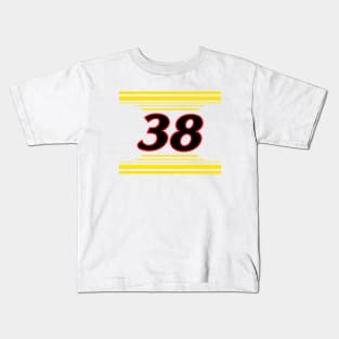 Layne Riggs #38 2024 NASCAR Design Kids T-Shirt